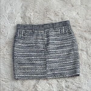 Maje blue cream skirt 36